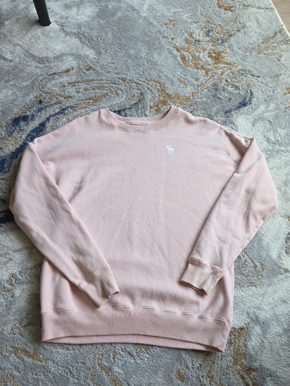 Abercrombie Kids Pale Pink Crewneck Sweater